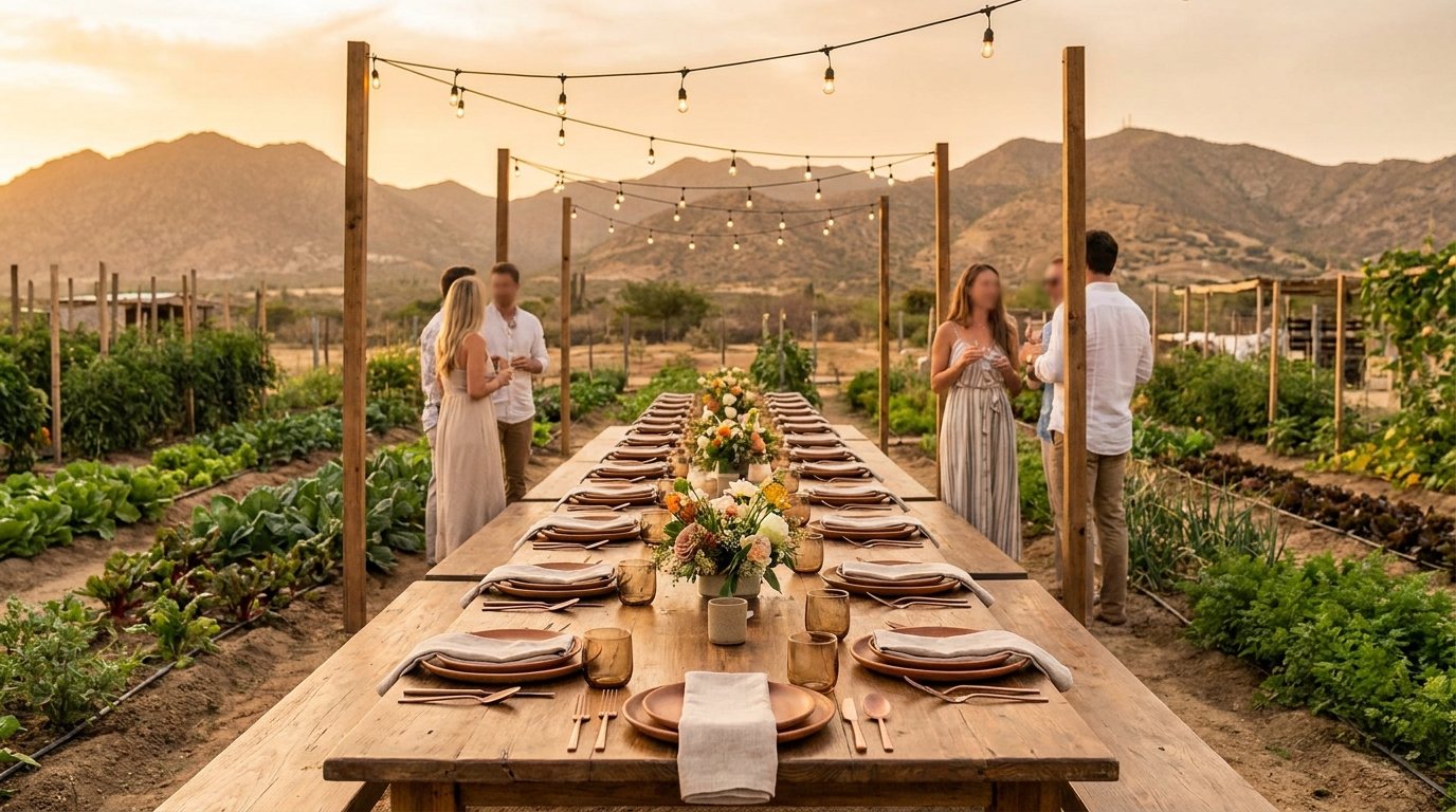 Farm-to-Table & Garden Dining in Los Cabos