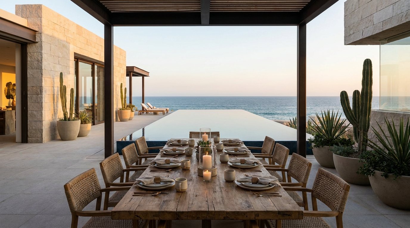 Oceanfront villa in Los Cabos